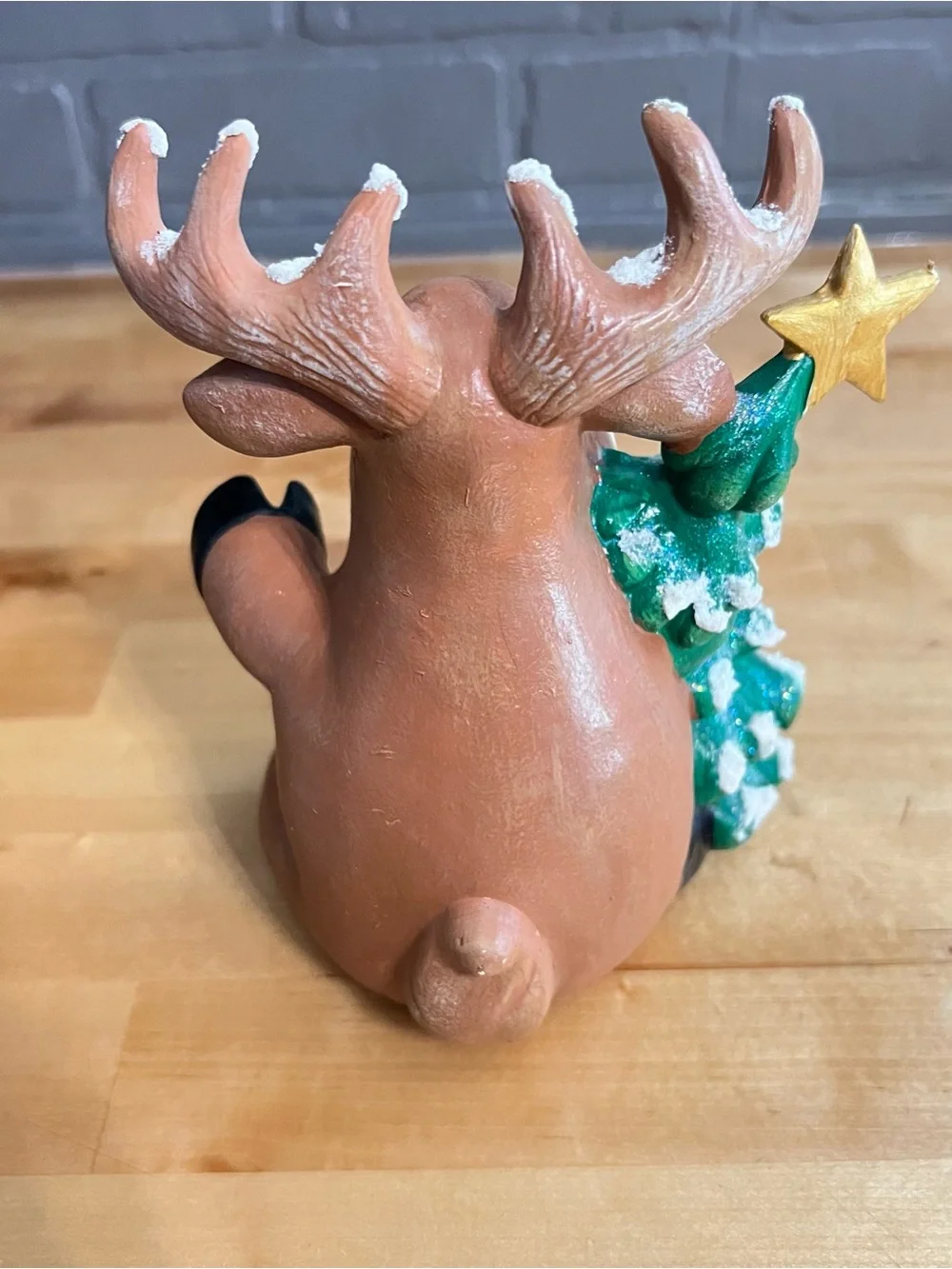 5”x 7” Christmas Reindeer and  8” Decorative Snowman Bundle